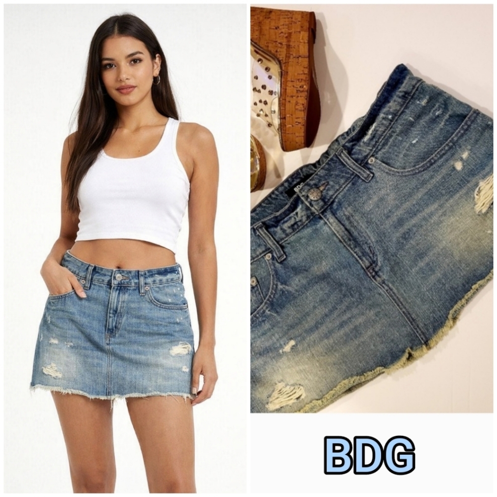 BDG JEANS SKIRT - Picture 2 of 9